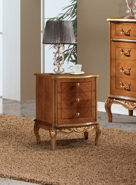 1217 - Rectangular wooden bedside table with drawers by Tarocco Vaccari Group - view 3